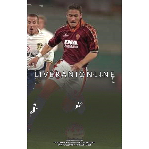 20-10-1998 ROMA- COPPA UEFA ROMA LEEDS NELLA FOTO FRANCESCO TOTTI AG ALDO LIVERANI SAS
