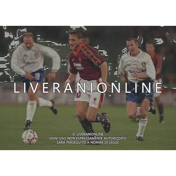 20-10-1998 ROMA- COPPA UEFA ROMA LEEDS NELLA FOTO FRANCESCO TOTTI AG ALDO LIVERANI SAS