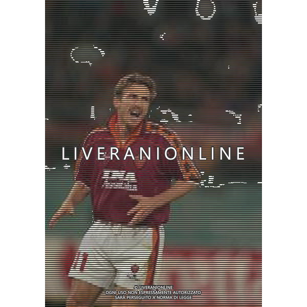 20-10-1998 ROMA- COPPA UEFA ROMA LEEDS NELLA FOTO EUSEBIO DI FRANCESCO AG ALDO LIVERANI SAS