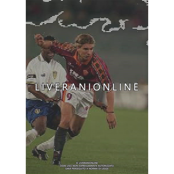 20-10-1998 ROMA- COPPA UEFA ROMA LEEDS NELLA FOTO Gustavo Javier Bartelt AG ALDO LIVERANI SAS
