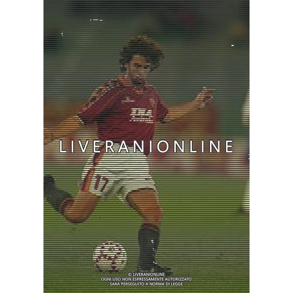 20-10-1998 ROMA- COPPA UEFA ROMA LEEDS NELLA FOTO DAMIANO TOMMASI AG ALDO LIVERANI SAS
