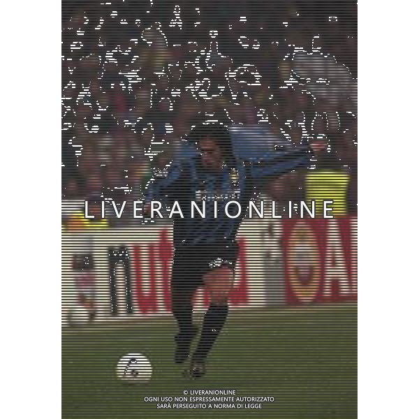 25-11-1998 MILANO- CHAMPIONS LEAGUE INTER REAL MADRID 3-1 NELLA FOTO PAULO SOUSA AG ALDO LIVERANI SAS