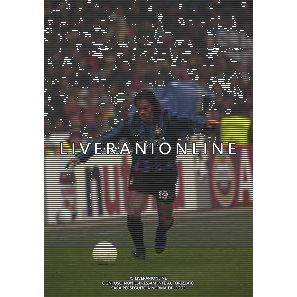 25-11-1998 MILANO- CHAMPIONS LEAGUE INTER REAL MADRID 3-1 NELLA FOTO PAULO SOUSA AG ALDO LIVERANI SAS
