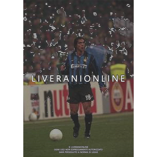 25-11-1998 MILANO- CHAMPIONS LEAGUE INTER REAL MADRID 3-1 NELLA FOTO PAULO SOUSA AG ALDO LIVERANI SAS