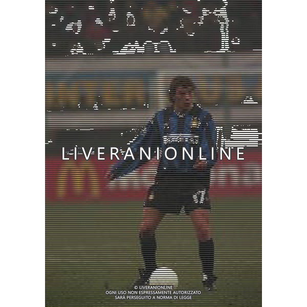 25-11-1998 MILANO- CHAMPIONS LEAGUE INTER REAL MADRID 3-1 NELLA FOTO FRANCESCO MORIERO AG ALDO LIVERANI SAS
