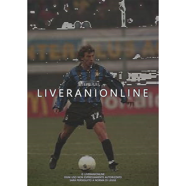 25-11-1998 MILANO- CHAMPIONS LEAGUE INTER REAL MADRID 3-1 NELLA FOTO FRANCESCO MORIERO AG ALDO LIVERANI SAS