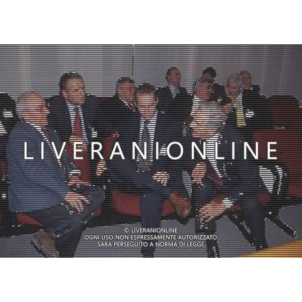 RETROSPETTIVA DOMENICO LUZZARA PRESIDENTE CREMONESE CALCIO NELLA FOTO DOMENICO LUZZARA CON VINCENZO MATARRESE ENRICO MANTOVANI E GARILLI LEONARDO AG ALDO LIVERANI SAS