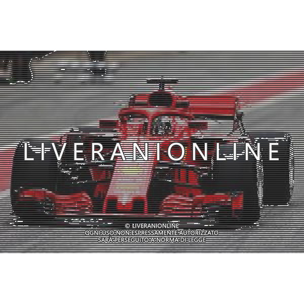 Kimi Raikkonen (FIN) Ferrari SF71H. 26.02.2018. Formula One Testing, Day One, Barcelona, Spain. Monday. / AGENZIA ALDO LIVERANI SAS - ITALY ONLY EDITORIAL USE ONLY - Motor Racing - F1 Testing - Test One - Day 1 - Barcellona, Spagna 26 febbraio 2018