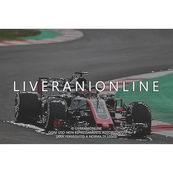 Romain Grosjean (FRA) Haas F1 Team VF-18. 26.02.2018. Formula One Testing, Day One, Barcelona, Spain. Monday. / AGENZIA ALDO LIVERANI SAS - ITALY ONLY EDITORIAL USE ONLY - Motor Racing - F1 Testing - Test One - Day 1 - Barcellona, Spagna 26 febbraio 2018