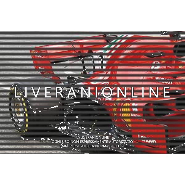 Kimi Raikkonen (FIN) Ferrari SF71H rear suspension detail. 26.02.2018. Formula One Testing, Day One, Barcelona, Spain. Monday. AG ALDO LIVERANI SAS ONLY ITALY
