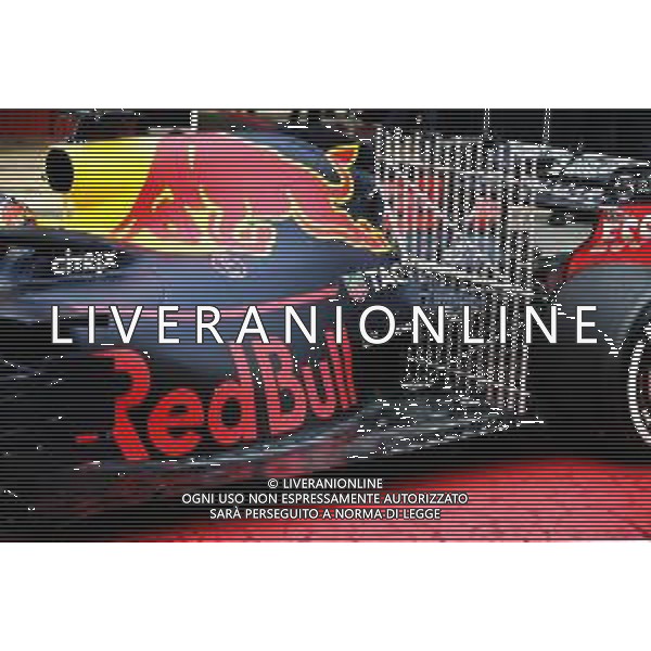 Max Verstappen (NLD) Red Bull Racing RB13 with sensor equipment at the rear suspension. 27.02.2018. Formula One Testing, Day Two, Barcelona, Spain. Tuesday. / AGENZIA ALDO LIVERANI SAS - ITALY ONLY EDITORIAL USE ONLY - Motor Racing - Formula One Testing - Test One - F1 Day 2 - Barcellona, Spagna 27 febbraio 2018