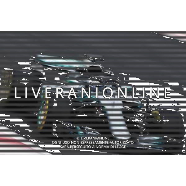 Valtteri Bottas (FIN) Mercedes AMG F1 W09. 27.02.2018. Formula One Testing, Day Two, Barcelona, Spain. Tuesday. AGENZIA ALDO LIVERANI SAS - ITALY ONLY EDITORIAL USE ONLY - Motor Racing - Formula One Testing - Test One - F1 Day 2 - Barcellona, Spagna 27 febbraio 2018