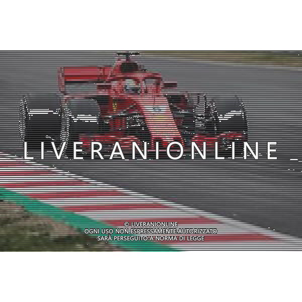 Sebastian Vettel (GER) Ferrari SF71H. 27.02.2018. Formula One Testing, Day Two, Barcelona, Spain. Tuesday. / AGENZIA ALDO LIVERANI SAS - ITALY ONLY EDITORIAL USE ONLY