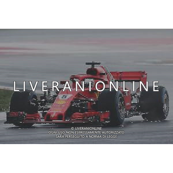 Sebastian Vettel (GER) Ferrari SF71H. 01.03.2018. Formula One Testing, Day Four, Barcelona, Spain. Thursday. / AGENZIA ALDO LIVERANI SAS - ITALY ONLY EDITORIAL USE ONLY - F1 Motor Racing - Formula One Testing - Test One - Day 4 - Barcellona, Spagna 1 Marzo 2018