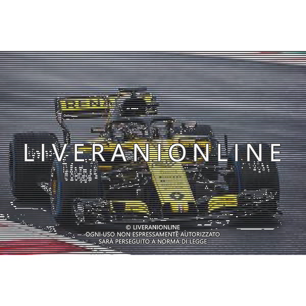 Nico Hulkenberg (GER) Renault Sport F1 Team RS18. 01.03.2018. Formula One Testing, Day Four, Barcelona, Spain. Thursday. / AGENZIA ALDO LIVERANI SAS - ITALY ONLY EDITORIAL USE ONLY - F1 Motor Racing - Formula One Testing - Test One - Day 4 - Barcellona, Spagna 1 Marzo 2018