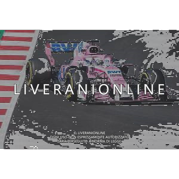 Sergio Perez (MEX) Sahara Force India F1 VJM11. 06.03.2018. Formula One Testing, Day One, Barcelona, Spain. Tuesday. / AGENZIA ALDO LIVERANI SAS - ITALY ONLY EDITORIAL USE ONLY - F1 Motor Racing - Formula One Testing - Test Two - Day 1 - Barcellona, Spagna 6 marzo 2018