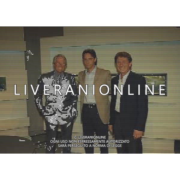 1997 BERGAMO INCONTRO TRA I TRE GIOCATORI ATALANTA FILIPPO INZAGHI GIUSEPPE SAVOLDI E JEPPSON HASSE NELLA FOTO JEPPSON HASSE CON FILIPPO INZAGHI E GIUSEPPE SAVOLDI AG ALDO LIVERANI SAS
