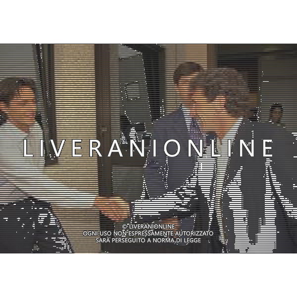 1997 BERGAMO INCONTRO TRA I TRE GIOCATORI ATALANTA FILIPPO INZAGHI GIUSEPPE SAVOLDI E JEPPSON HASSE NELLA FOTO FILIPPO INZAGHI E GIUSEPPE SAVOLDI AG ALDO LIVERANI SAS