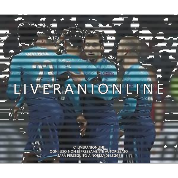 UEFA Europa League 2017/2018 Ottavi di Finale Andata Milano - 08.03.2018 Milan-Arsenal Nella Foto:mkhitaryan esulta /Ph.Vitez-Ag. Aldo Liverani