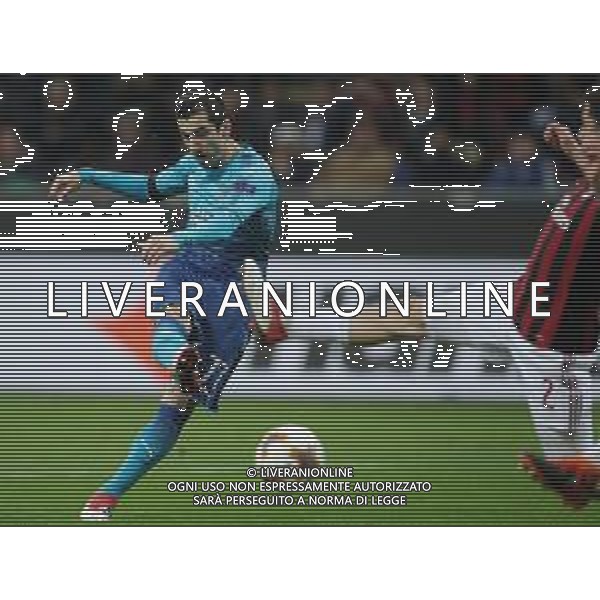 UEFA Europa League 2017/2018 Ottavi di Finale Andata Milano - 08.03.2018 Milan-Arsenal Nella Foto:occasione mkhitaryan /Ph.Vitez-Ag. Aldo Liverani