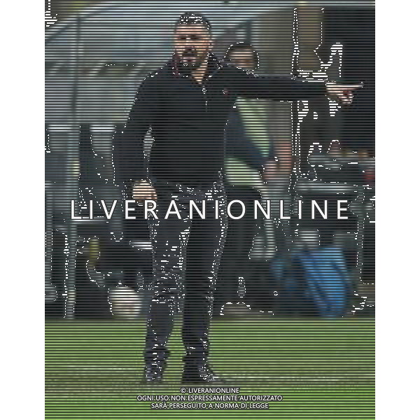 UEFA Europa League 2017/2018 Ottavi di Finale Andata Milano - 08.03.2018 Milan-Arsenal Nella Foto:gattuso gennaro /Ph.Vitez-Ag. Aldo Liverani