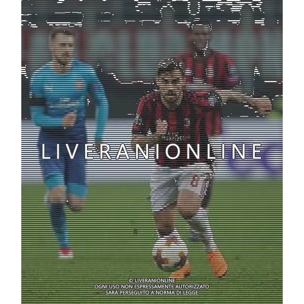 UEFA Europa League 2017/2018 Ottavi di Finale Andata Milano - 08.03.2018 Milan-Arsenal Nella Foto:suso /Ph.Vitez-Ag. Aldo Liverani