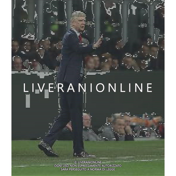 UEFA Europa League 2017/2018 Ottavi di Finale Andata Milano - 08.03.2018 Milan-Arsenal Nella Foto:Wenger Arsene /Ph.Vitez-Ag. Aldo Liverani