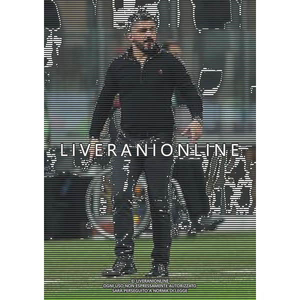 UEFA Europa League 2017/2018 Ottavi di Finale Andata Milano - 08.03.2018 Milan-Arsenal Nella Foto:Gattuso Gennaro /Ph.Vitez-Ag. Aldo Liverani