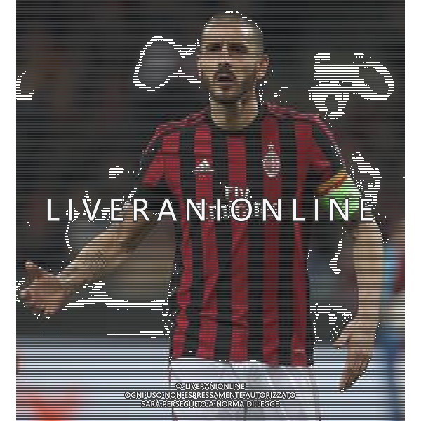 UEFA Europa League 2017/2018 Ottavi di Finale Andata Milano - 08.03.2018 Milan-Arsenal Nella Foto:Bonucci Leonardo /Ph.Vitez-Ag. Aldo Liverani