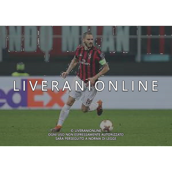 UEFA Europa League 2017/2018 Ottavi di Finale Andata Milano - 08.03.2018 Milan-Arsenal Nella Foto:Bonucci Leonardo /Ph.Vitez-Ag. Aldo Liverani