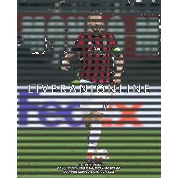 UEFA Europa League 2017/2018 Ottavi di Finale Andata Milano - 08.03.2018 Milan-Arsenal Nella Foto:Bonucci Leonardo /Ph.Vitez-Ag. Aldo Liverani