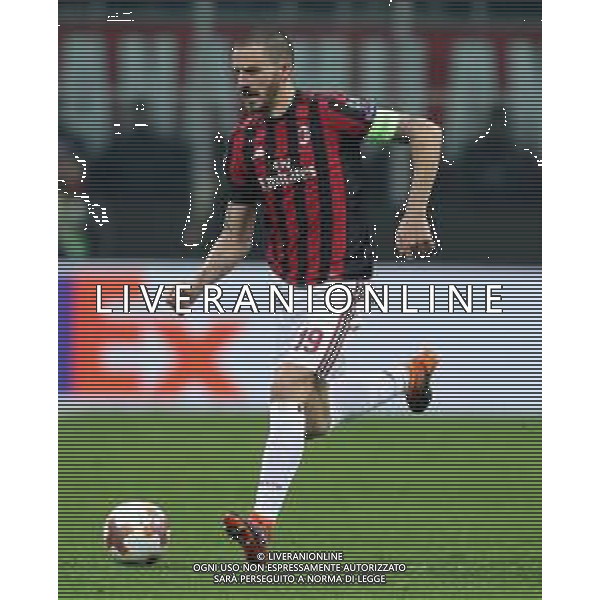 UEFA Europa League 2017/2018 Ottavi di Finale Andata Milano - 08.03.2018 Milan-Arsenal Nella Foto:Bonucci Leonardo /Ph.Vitez-Ag. Aldo Liverani