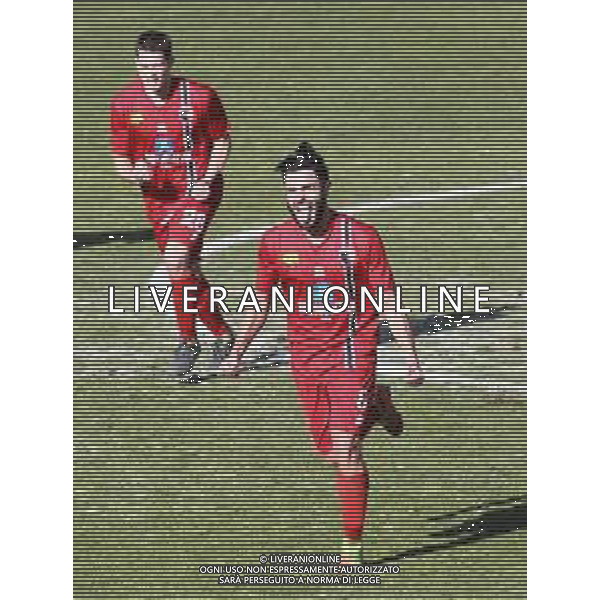 09-03-2018 Coppa Italia Imolese - Campodarsego1-2 Primo gol di Luca Belcastro Esultanza FOTO GIANNI SANNA-AG ALDO LIVERANI SAS