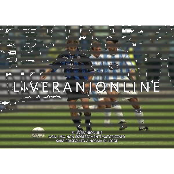 03-10 -1999 BERGAMO-CAMPIONATO DI CALCIO SERIE B ATALANTA PESCARA 3-1 NELLA FOTO PAUL CANIGGIA AG ALDO LIVERANI SAS
