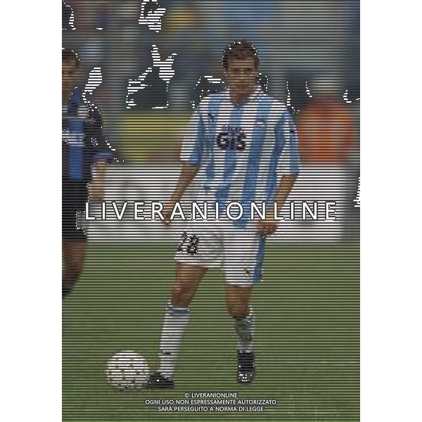 03-10 -1999 BERGAMO-CAMPIONATO DI CALCIO SERIE B ATALANTA PESCARA 3-1 NELLA FOTO MASSIMILIANO ALLEGRI AG ALDO LIVERANI SAS