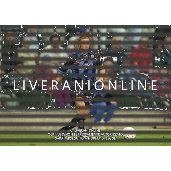 03-10 -1999 BERGAMO-CAMPIONATO DI CALCIO SERIE B ATALANTA PESCARA 3-1 NELLA FOTO MASSIMO CARRERA AG ALDO LIVERANI SAS