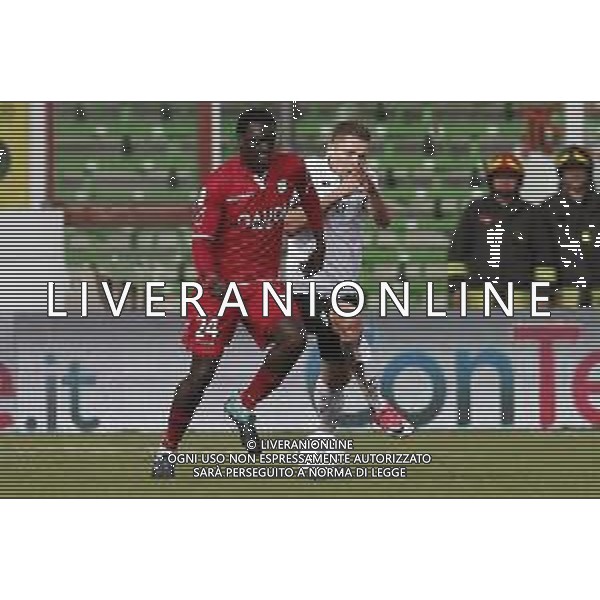 CESENA - CARPI serie B ConTe.it 10/03/2018 nella foto: Mbaye Malick KUPISZ TOMASZ ©Claudio Zamagni/Agenzia Aldo Liverani Mbaye Malick KUPISZ TOMASZ during Serie B conTe.it match between Cesena and Foggia at Stadio Orogel Dino Manuzzi on March 10, 2018 in Cesena, Italy. photo credit by Claudio Zamagni/Aldo Liverani Photo Agency / AGENZIA ALDO LIVERANI SAS