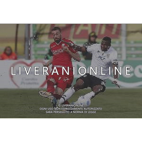 CESENA - CARPI serie B ConTe.it 10/03/2018 nella foto: Sabbione Alessio JALLOW LAMIN ©Claudio Zamagni/Agenzia Aldo Liverani Sabbione Alessio JALLOW LAMIN during Serie B conTe.it match between Cesena and Foggia at Stadio Orogel Dino Manuzzi on March 10, 2018 in Cesena, Italy. photo credit by Claudio Zamagni/Aldo Liverani Photo Agency / AGENZIA ALDO LIVERANI SAS