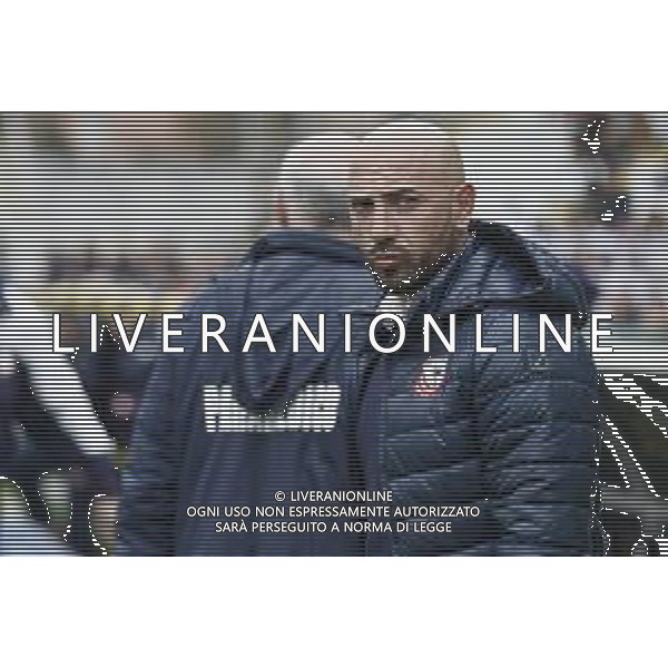 CESENA - CARPI serie B ConTe.it 10/03/2018 nella foto: Allenatore Nicola Antonio Calabro ©Claudio Zamagni/Agenzia Aldo Liverani coach Nicola Antonio Calabro during Serie B conTe.it match between Cesena and Foggia at Stadio Orogel Dino Manuzzi on March 10, 2018 in Cesena, Italy. photo credit by Claudio Zamagni/Aldo Liverani Photo Agency