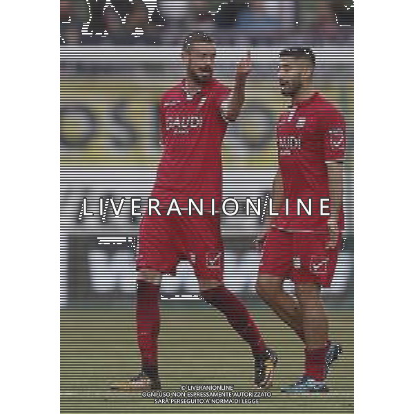 CESENA - CARPI serie B ConTe.it 10/03/2018 nella foto: Sabbione Alessio Verna Luca ©Claudio Zamagni/Agenzia Aldo Liverani Sabbione Alessio Verna Luca during Serie B conTe.it match between Cesena and Foggia at Stadio Orogel Dino Manuzzi on March 10, 2018 in Cesena, Italy. photo credit by Claudio Zamagni/Aldo Liverani Photo Agency