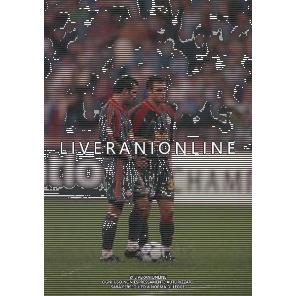 21-09-1999 MILANO-CHAMPIONS LEAGUE MILAN GALATASARAY 2-1 NELLA FOTO GEORGE HAGI AG ALDO LIVERANI SAS