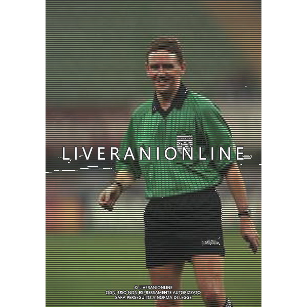 21-09-1999 MILANO-CHAMPIONS LEAGUE MILAN GALATASARAY 2-1 NELLA FOTO ARBITRO DALLAS HUGH AG ALDO LIVERANI SAS