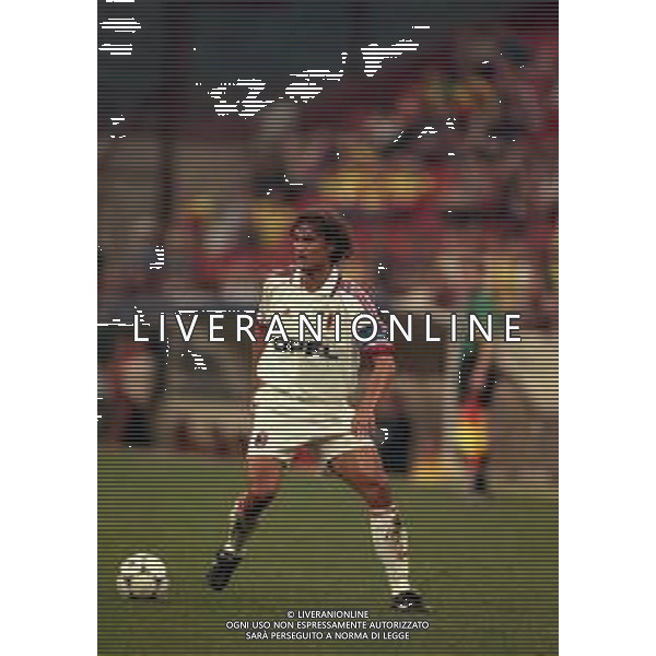 21-09-1999 MILANO-CHAMPIONS LEAGUE MILAN GALATASARAY 2-1 NELLA FOTO PAOLO MALDINI AG ALDO LIVERANI SAS