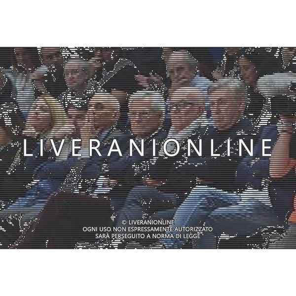 11-03-2018 BOLOGNA- VIRTUS BOLOGNA-ARMANI JEANS NELLA FOTO CARLO ANCELOTTI FOTO OPTIMA-AG ALDO LIVERANI SAS