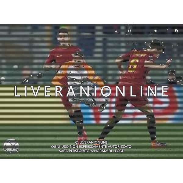 UEFA Champions League 2017/2018 Ottavi di Finale Ritorno Roma - 13.03.2018 Roma-Shakhtar Donetsk Nella Foto: marlos e kevin strootman /Ph.Vitez-Ag. Aldo Liverani