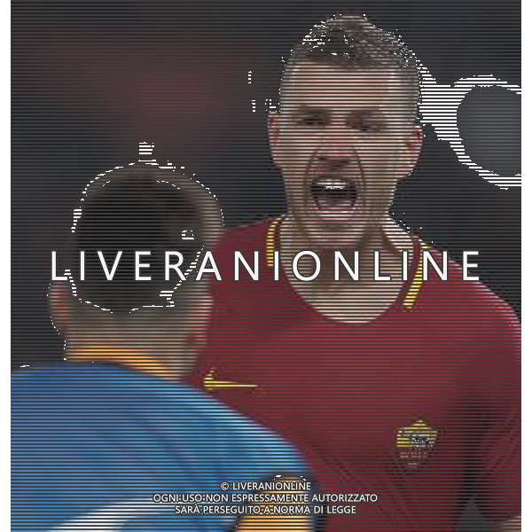 UEFA Champions League 2017/2018 Ottavi di Finale Ritorno Roma - 13.03.2018 Roma-Shakhtar Donetsk Nella Foto: esultanza dopo il gol di dzeko edin /Ph.Vitez-Ag. Aldo Liverani
