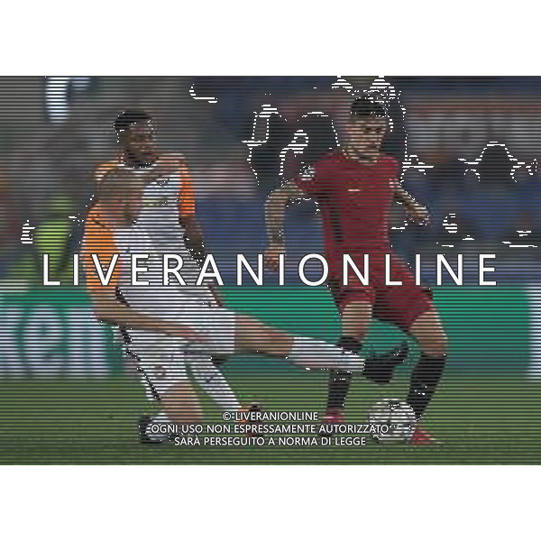 UEFA Champions League 2017/2018 Ottavi di Finale Ritorno Roma - 13.03.2018 Roma-Shakhtar Donetsk Nella Foto: diego perrotta e rakitskiy /Ph.Vitez-Ag. Aldo Liverani