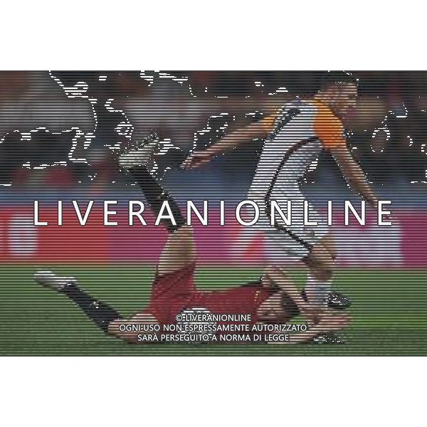 UEFA Champions League 2017/2018 Ottavi di Finale Ritorno Roma - 13.03.2018 Roma-Shakhtar Donetsk Nella Foto:orpets e edin dzeko /Ph.Vitez-Ag. Aldo Liverani