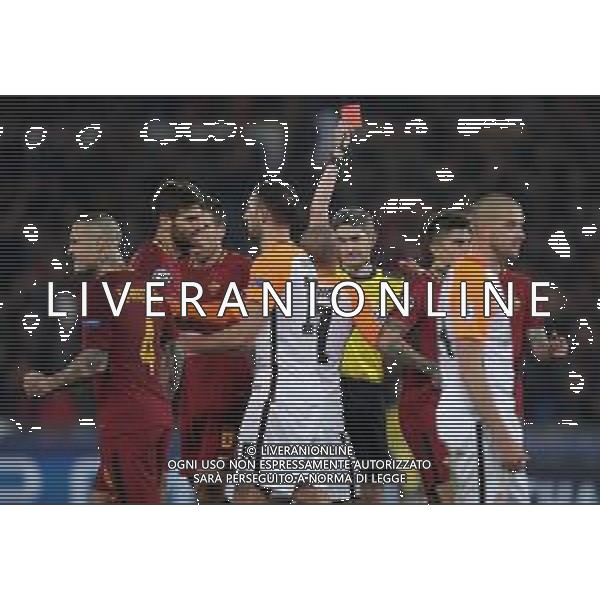 UEFA Champions League 2017/2018 Ottavi di Finale Ritorno Roma - 13.03.2018 Roma-Shakhtar Donetsk Nella Foto:orpets espulsione - cartellino rosso /Ph.Vitez-Ag. Aldo Liverani