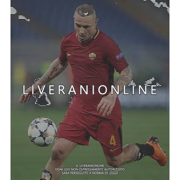 UEFA Champions League 2017/2018 Ottavi di Finale Ritorno Roma - 13.03.2018 Roma-Shakhtar Donetsk Nella Foto:Nainggolan Radja /Ph.Vitez-Ag. Aldo Liverani